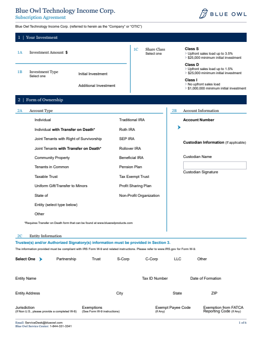 thumbnail image of OTIC - Subscription Agreement - Standard.pdf