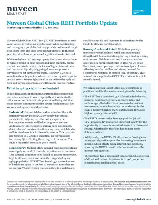 thumbnail image of Nuveen Global Cities REIT manager commentary.pdf